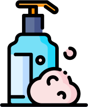 Icono jabón líquido para cuidado personal